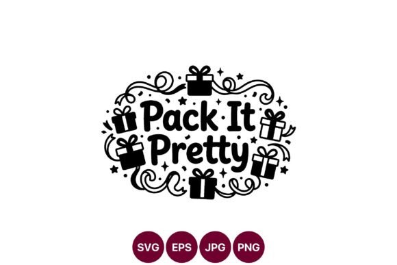Cute Gift Box SVG Design: A Festive Graphic for Branding and Packaging Projects