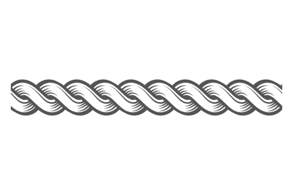 Knitted Rope Pattern: A Versatile Graphic for Handmade Crafters & Digital Designers
