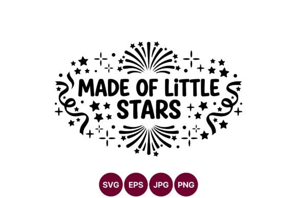 Reviewing Made of Little Stars Phrase Vector Art for Real Content Publishing