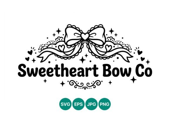 Sweetheart Bow Heart Details Vector: A Brand Designer’s Take on Using This Graphic for Local Business Branding