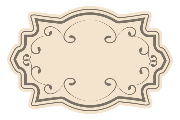 Wedding Label Design. Craft Paper Decora for Branding & Marketing Graphics